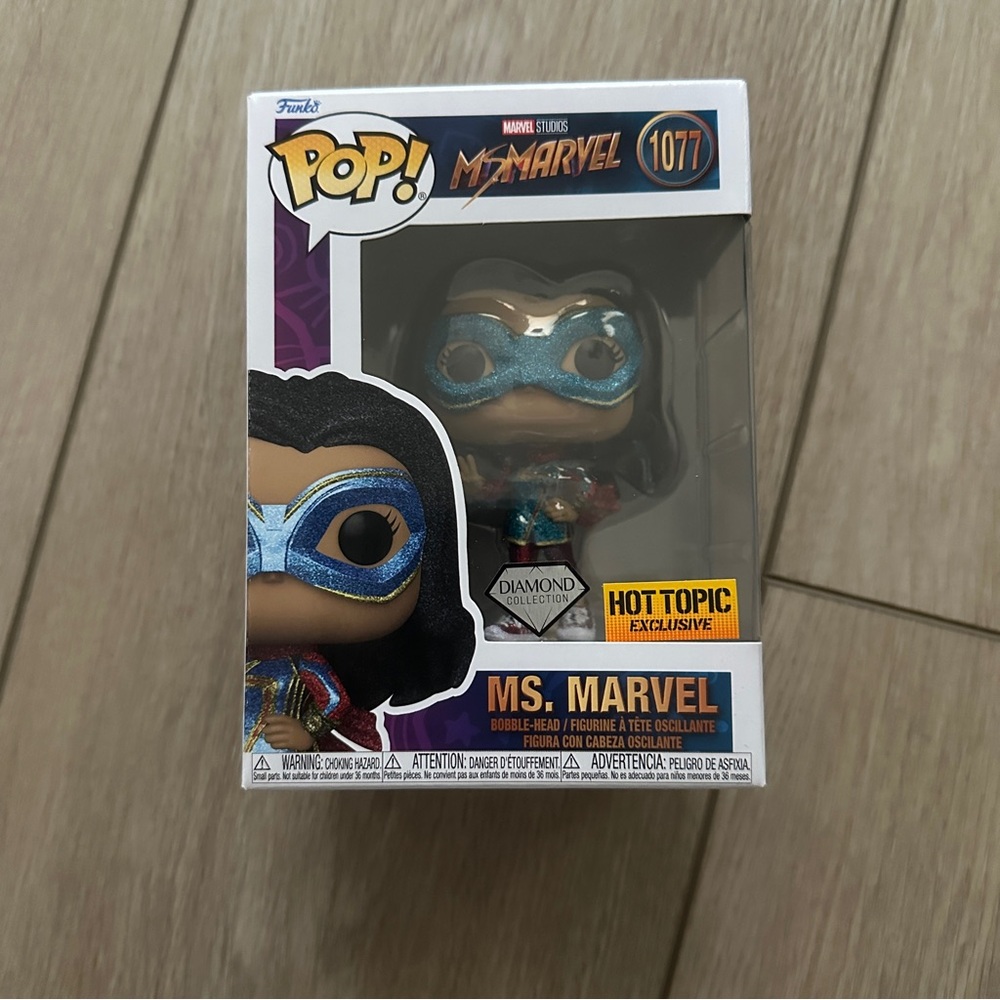 Funko POP! Marvel Ms Marvel (Diamond + Hot Topic Exclusive) #1077